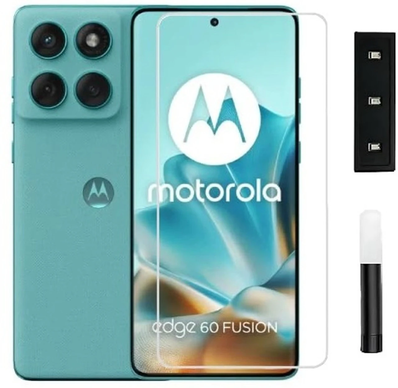 Gtel Edge To Edge Tempered Glass for MOTOROLA Edge 60 Fusion 5G  (Pack of 1)