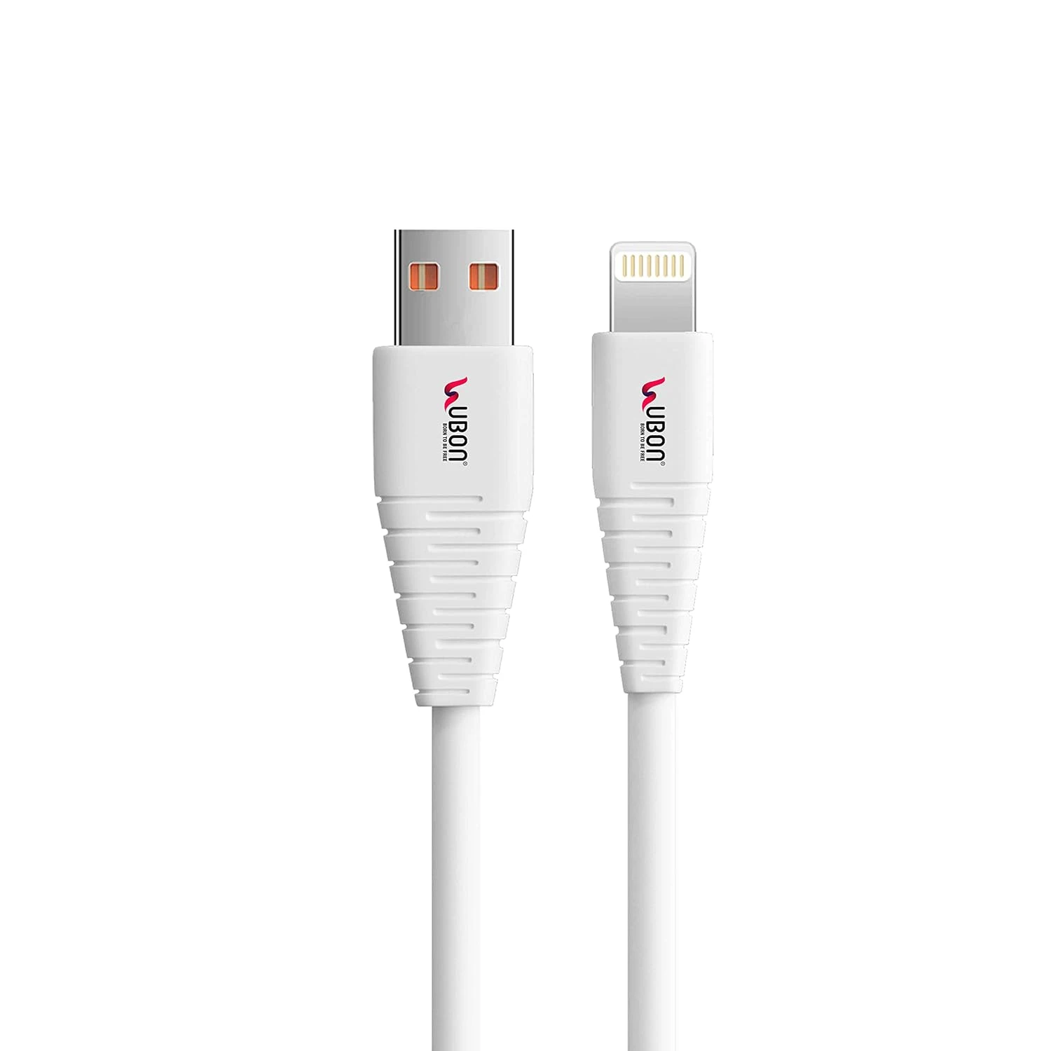 UBON WR-470 Lightning Cable 2.A Fast charging 1m Solid Cable | data transfer Cable | iPhone & Tablet for all Series(White)