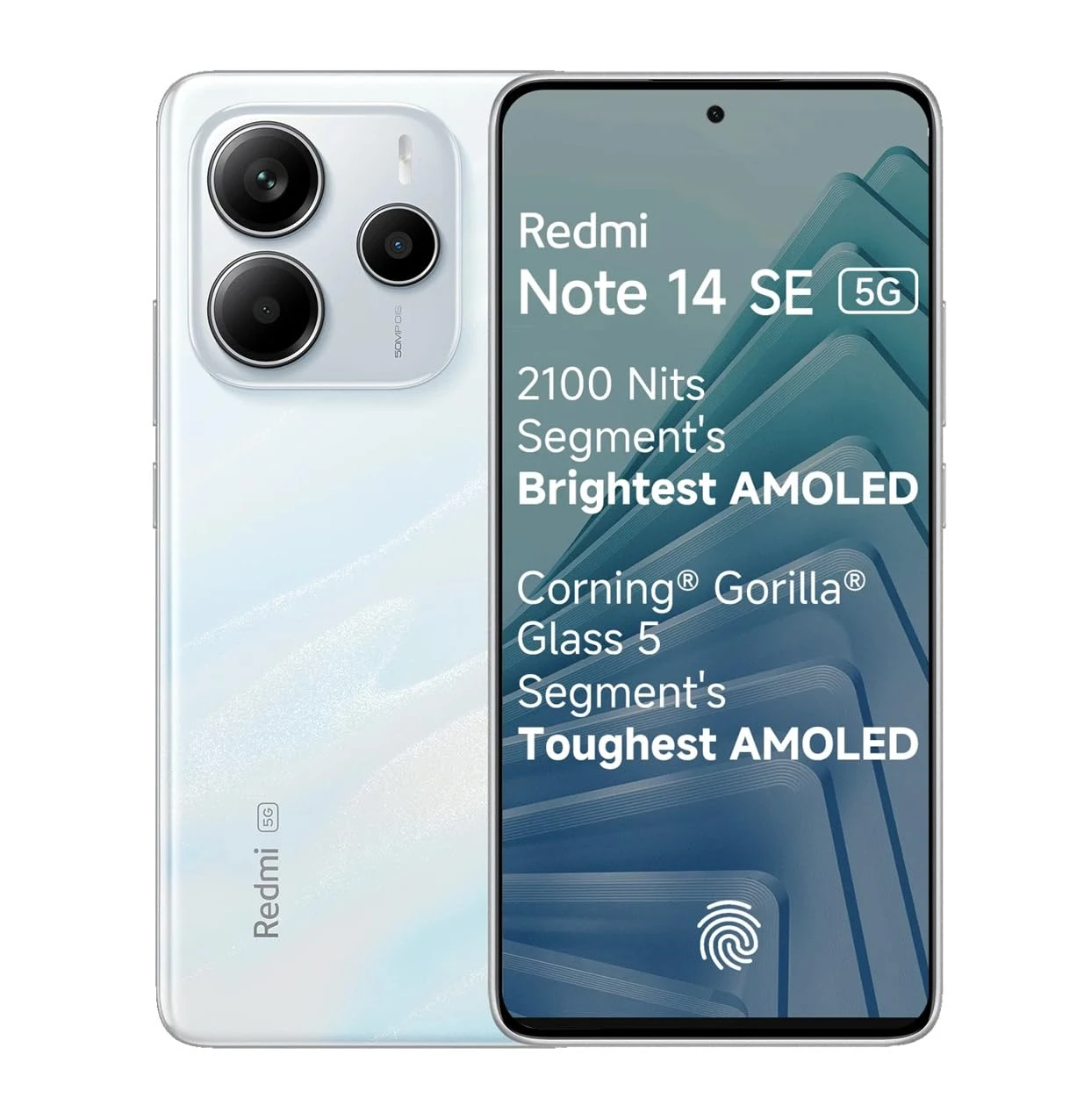 Redmi Note 14 SE 5G, Mystique White (6GB, 128GB)