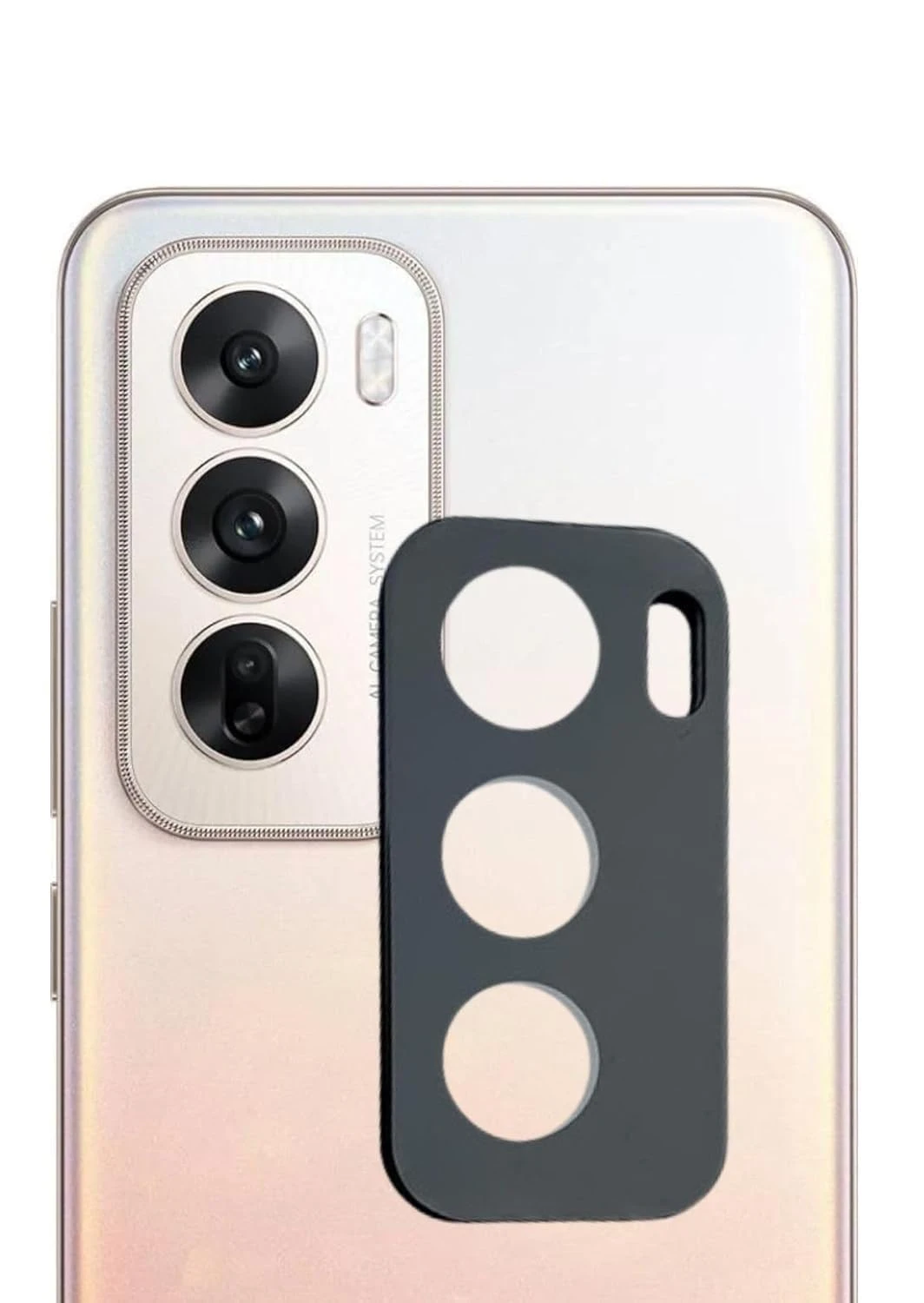 Back Camera Lens Protector Tempered Glass for OPPO Reno 12 / Reno 12 Pro 5G | 9H Hardness | Crystal Clear | Edge to Edge Coverage | Case Friendly (Pack of 1)